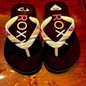 Roxy 7/8 toddler girls flip flop sandals